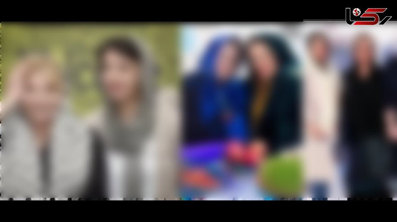 این مادر و دختر دل همه را بردند ! / مستانه مهاجر و نفس بازغی جذاب ترین مادر و دختر سینمای ایران !