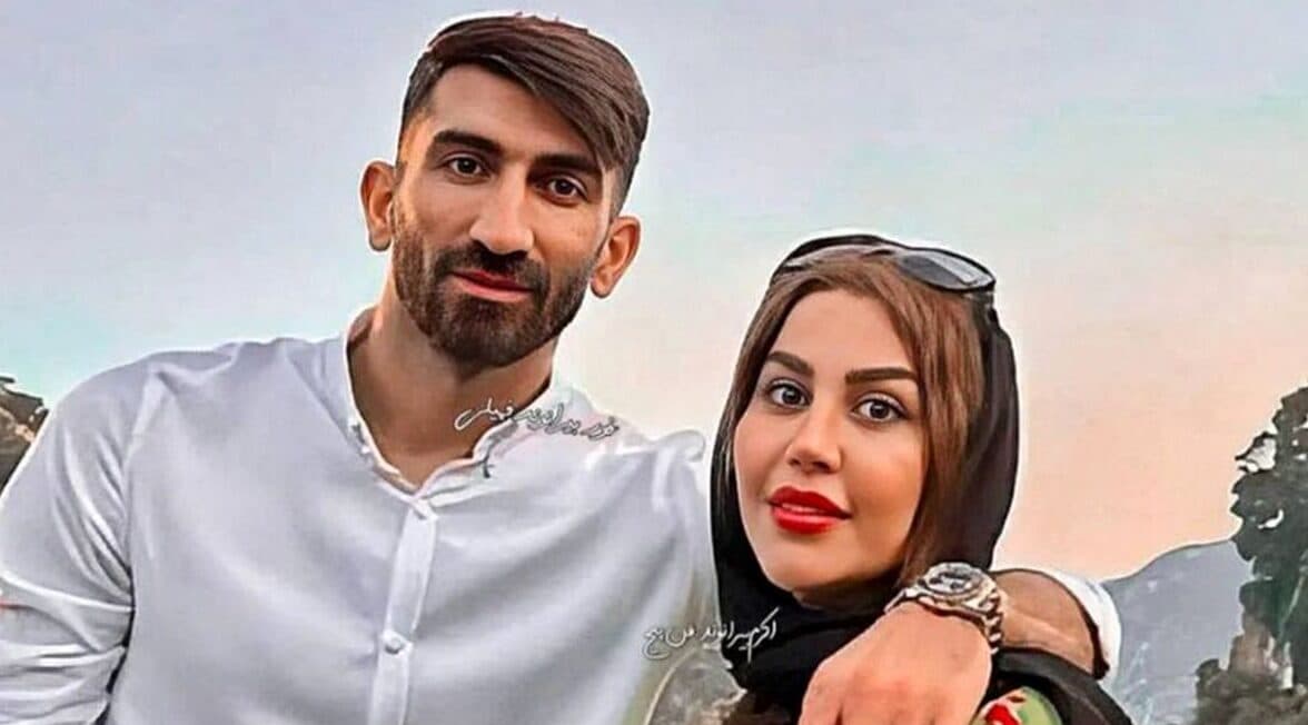 دلبری و عاشقانه جدید اکرم بانو و علیرضا بیرانوند + فیلم