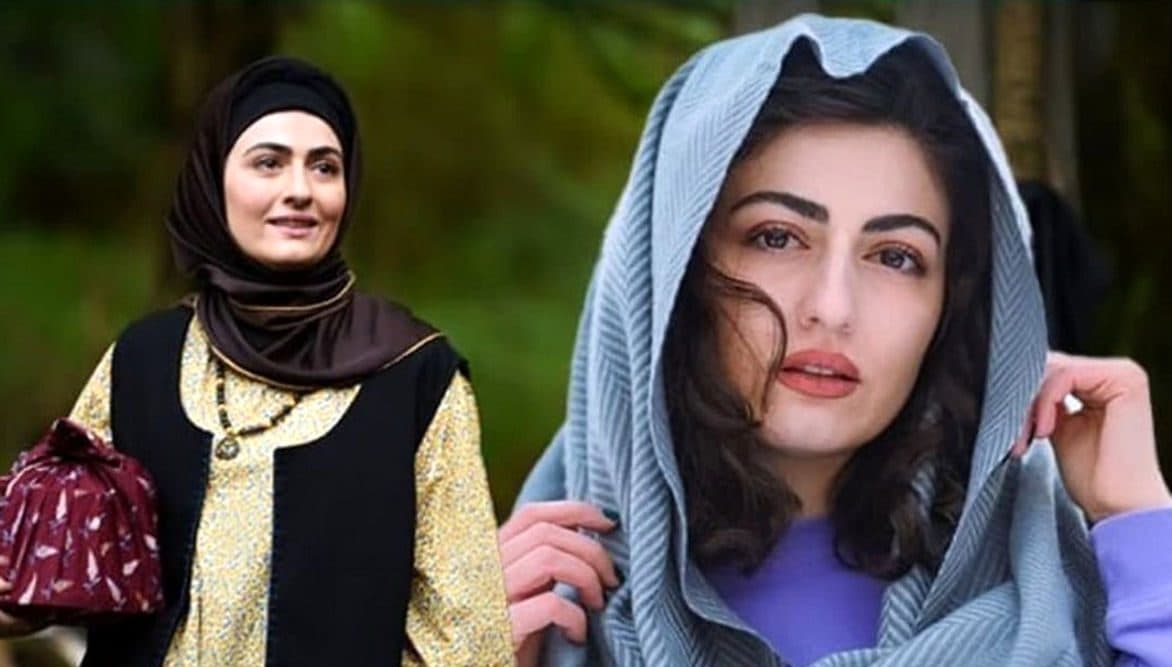 عکس‌های زیبایی «انیس» در پشت صحنه سریال سوجان ! / انیس کنار خان و خندان !