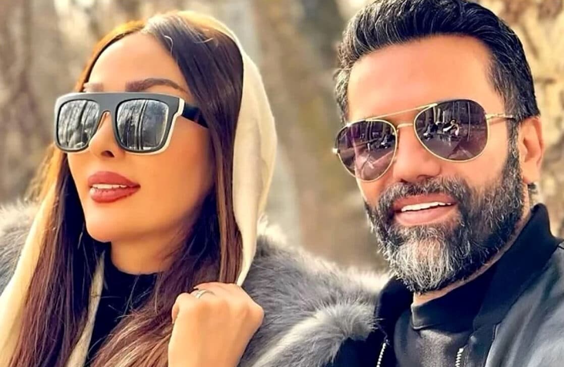 عکس زن زیبا و خوش پوش علیرضا نیکبخت در جشن سالگرد ازدواجشان !