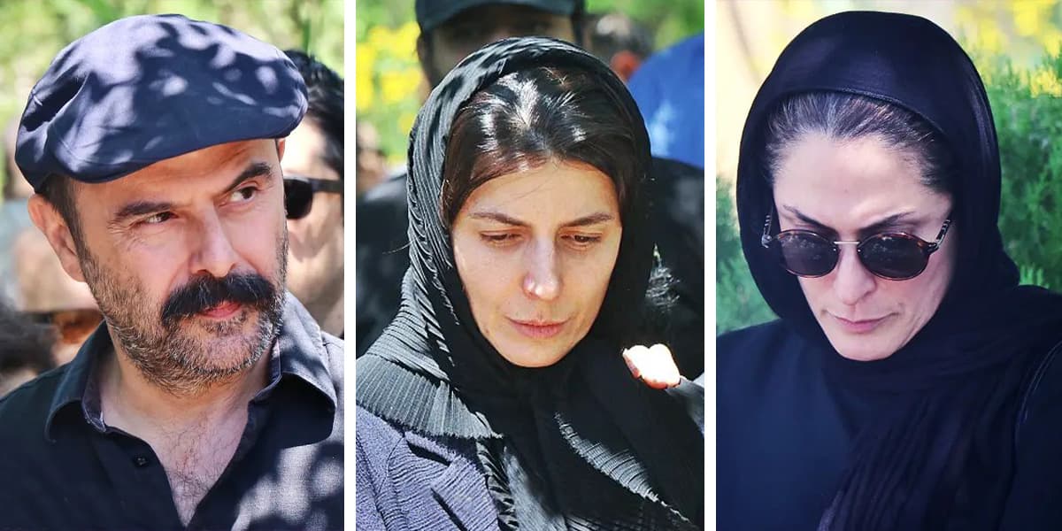 کدام سلبریتی ها در مراسم خاکسپاری مادر لیلا حاتمی حضور داشتند ؟! + عکس و اسامی