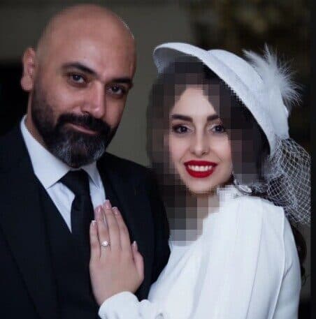 اشکهای تازه عروس مهدی کوشکی، محیا مهدی زاده + عکس