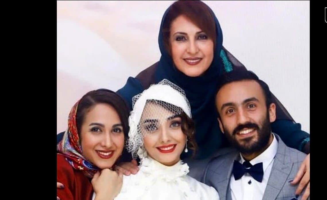یادگاری عاشقانه پسر فاطمه گودرزی از بهترین روز زندگیش ! / عکس های عروس خانم زیبا را ببینید
