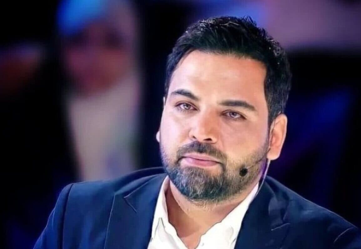 نگاهی به کیک تولد 2 طبقه‌ی چند بعدی و باکلاس احسان علیخانی در جمع شلوغ دوستان / تا باشه از این جشن تولدها + عکس