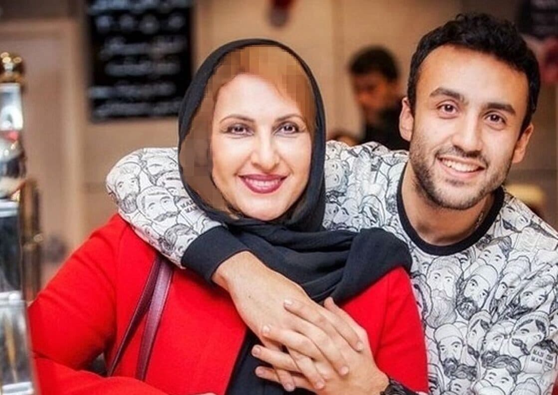 ضیافت شام دونفره فاطمه گودرزی و پسر یکی یدونه اش در رستورانی با تم قهوه ای + عکس