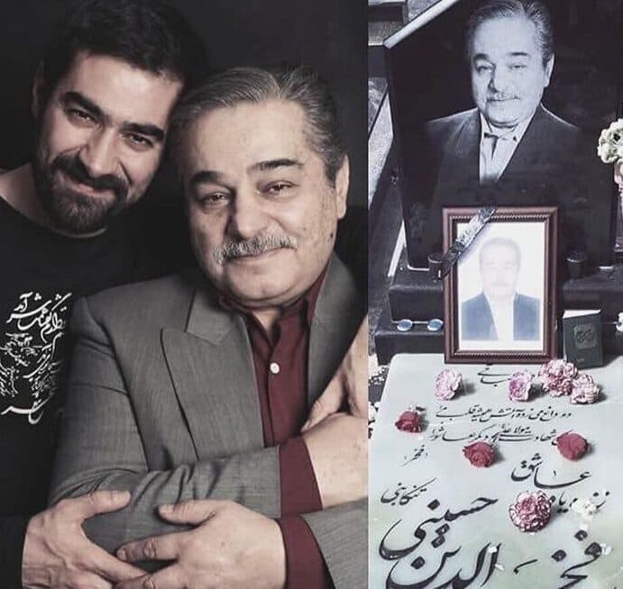 نگاهی به نمای بیرونی خانه شهاب حسینی با رونمایی از بنر تسلیت برای پدرش + عکس