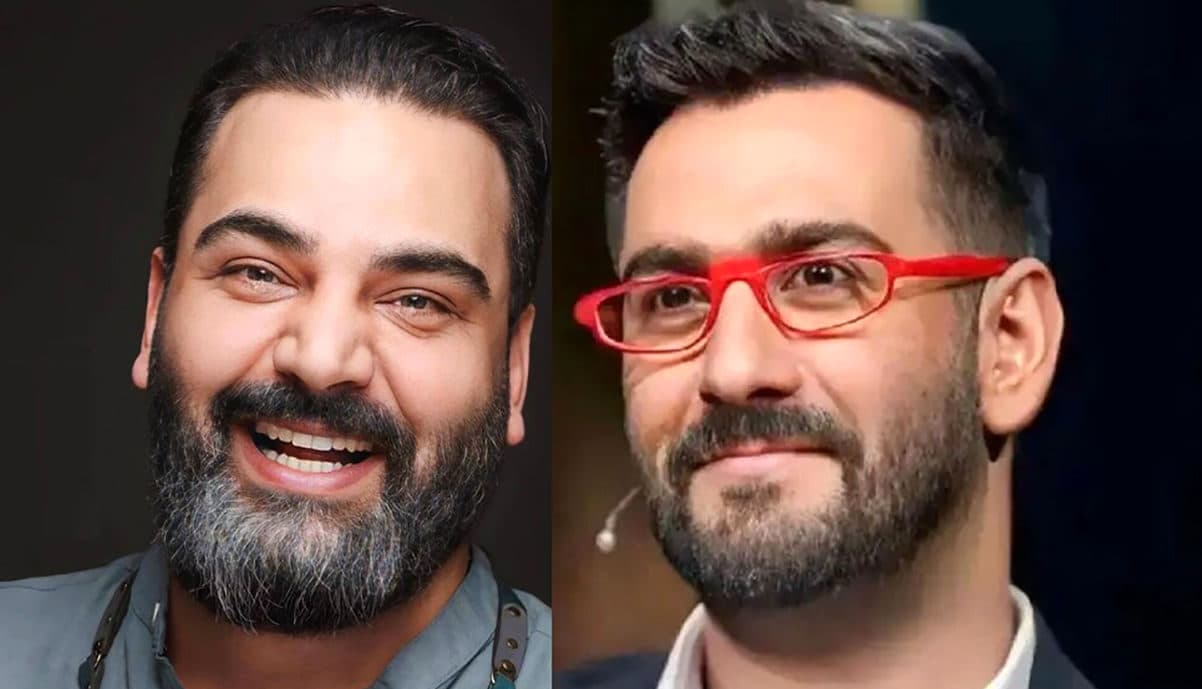 تهران گردی احسان علیخانی و نیما شعبان نژاد با تیپ و چهره متفاوت