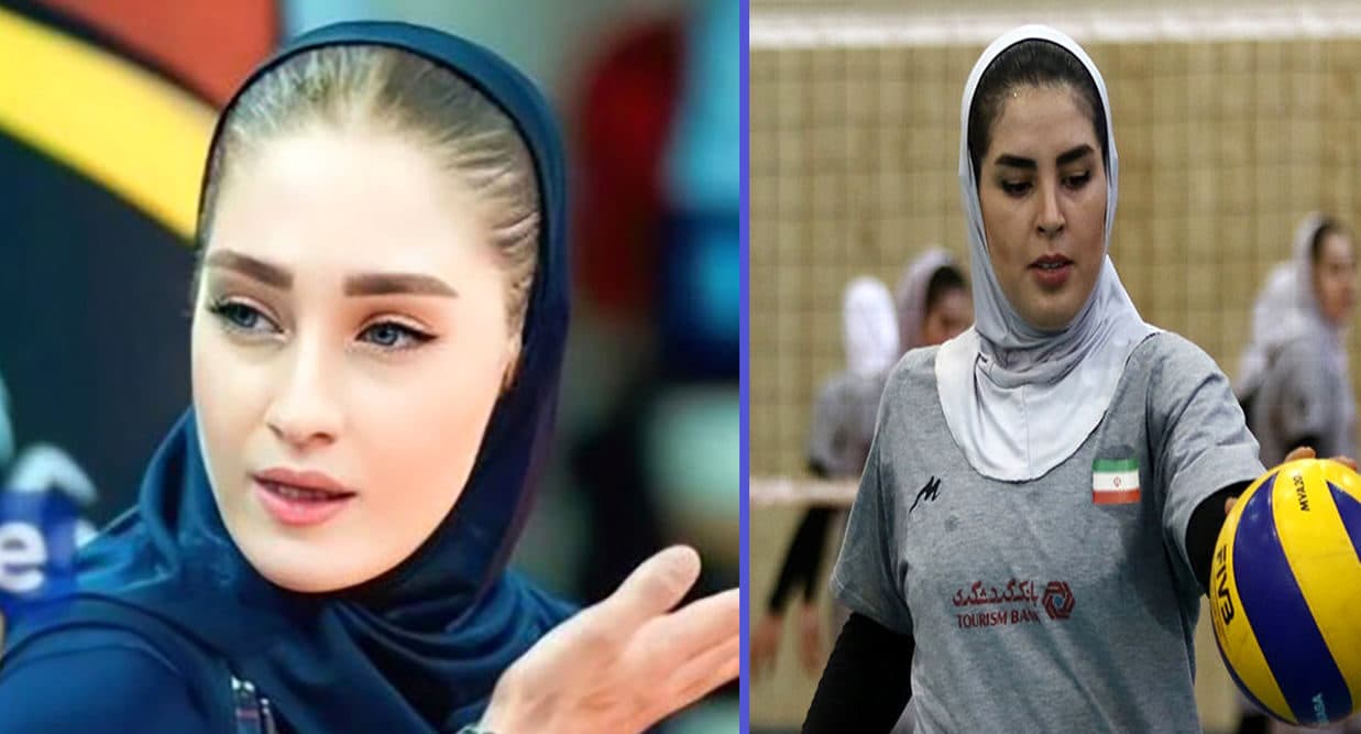 عکس تیم والیبال ایران با حضور آیتک سلامت و ندا چملانیان همسر فوتبالیست دانیال اسماعیلی فر/ جذابیت 3 هیچ آیتک در برابر زهرا گونش