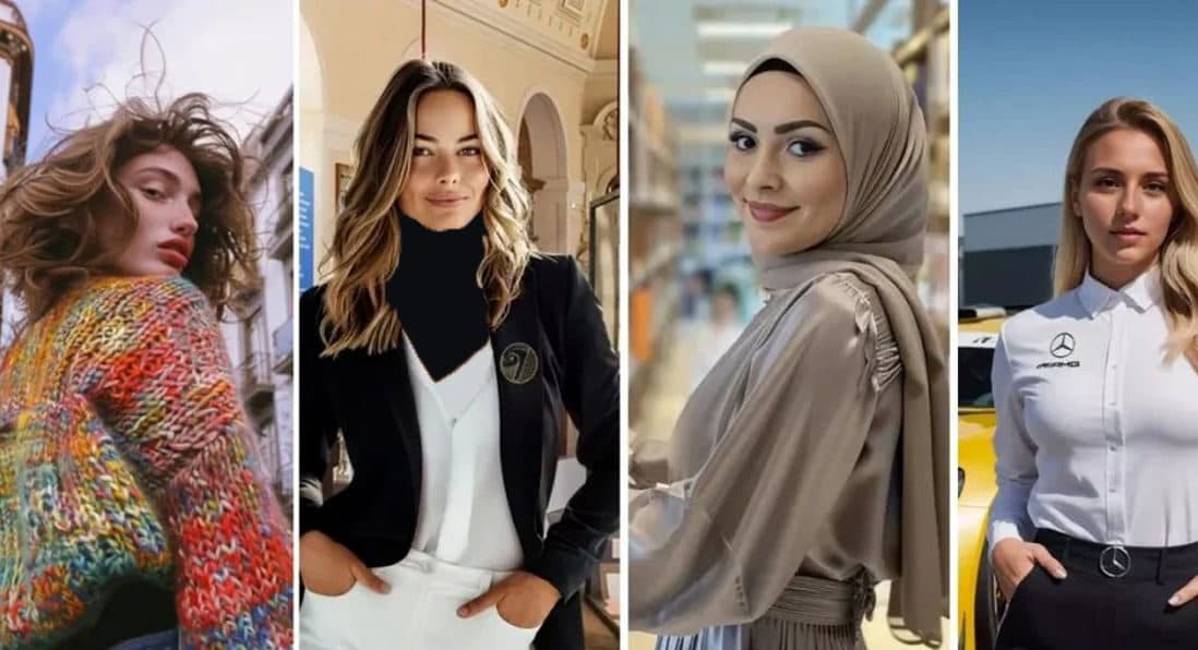 (تصاویر) با ۱۰ فینالیست اولین مسابقه زیبایی «دوشیزه هوش مصنوعی» آشنا شوید