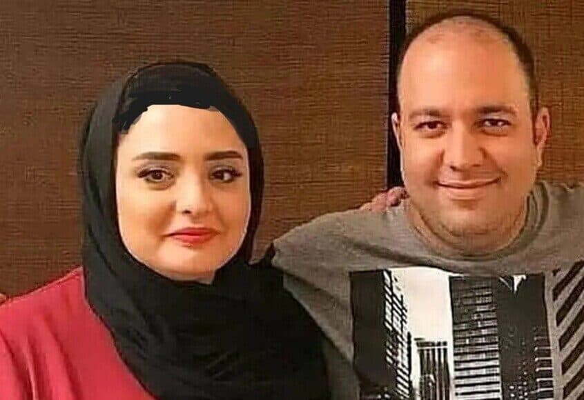 کیک تولد خاص و چند بعدی نرگس محمدی برای تولد علی اوجی با طرح ماشین مورد علاقه اش / مبارکا باشه+عکس