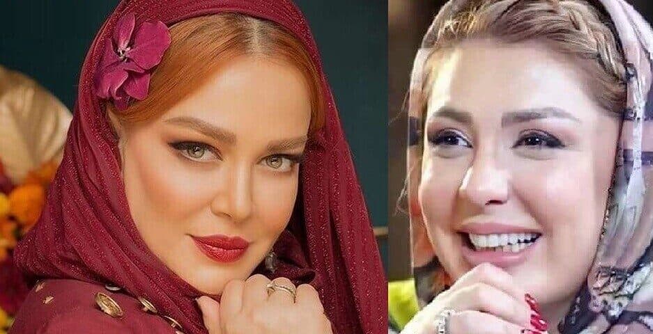 گل سر طبیعی و قرمز رنگی که بهاره رهنما و الهام حمیدی و نیوشا ضیغمی باهم ست کردند!/ وقتی خانم های خوش‌سلیقه به دورهمی دعوت میشن