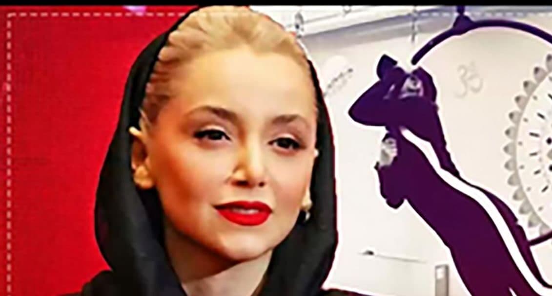 فیلم بعید از  رقص حلقه نازنین بیاتی با لباس نامتعارف  !