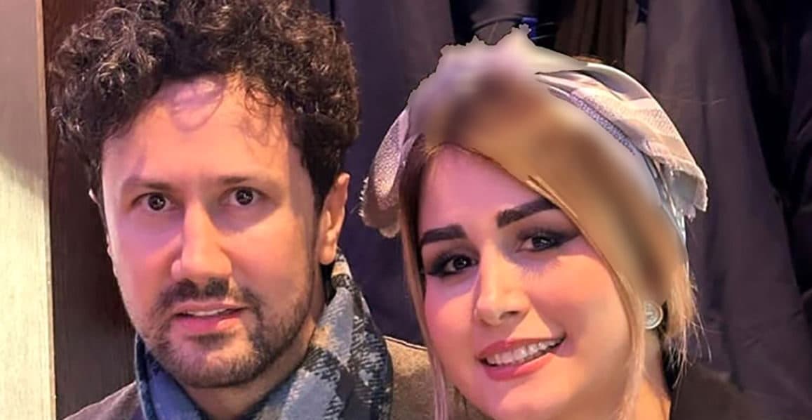 نگاهی به چیدمان ایرانی‌ میز شام سپیده بزمی‌پور و شاهرخ استخری در بلژیک ! / چقدر خوش سلیقه  + عکس
