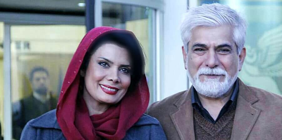 عاشقانه جذاب حسین پاکدل با همسرش / عطفه رضوی چه ست شیک و جوان پسندی زده !