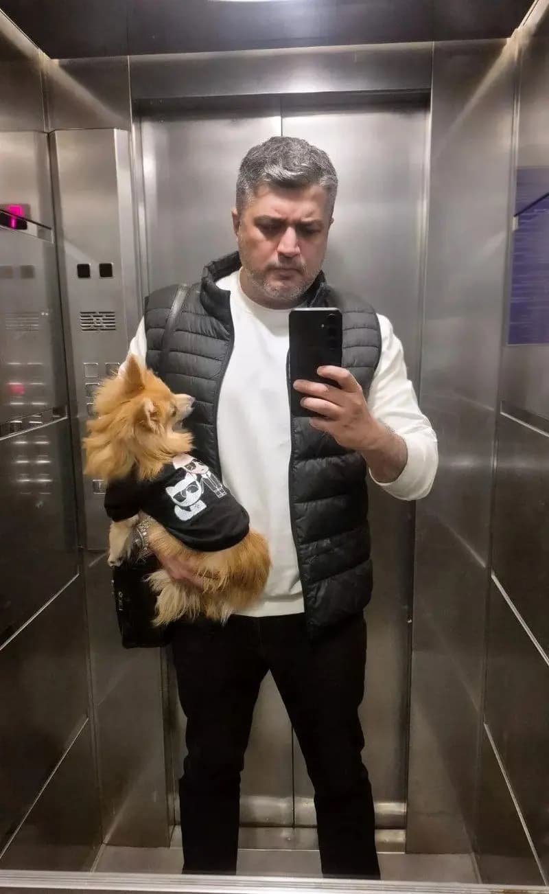 پندار اکبری با رفیق خاص اش سوژه شد! سلفی جنجالی با حیوان خانگی