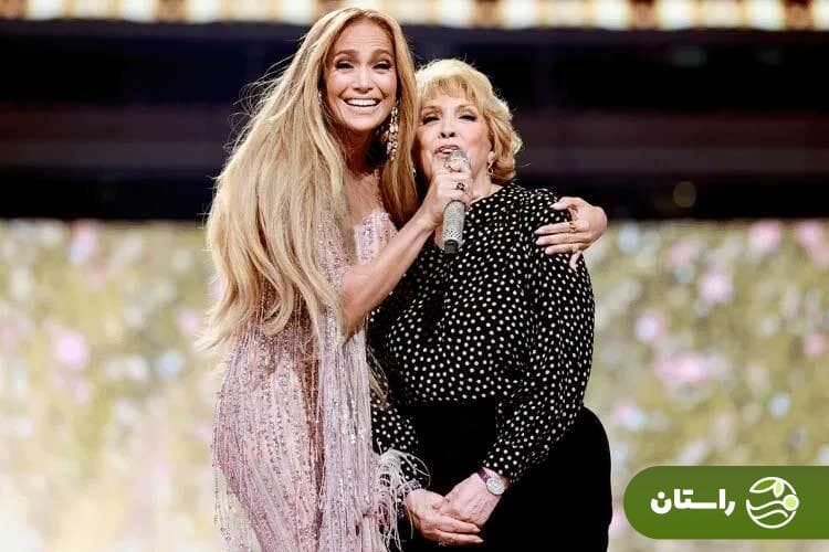 جشن تولد ۸۰ سالگی مادر جنیفر لوپز: سورپرایز عجیب و غریب JLo!