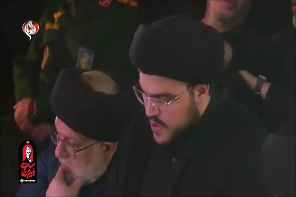 حضور جنجالی فرزند سیدحسن نصرالله در مراسم قم