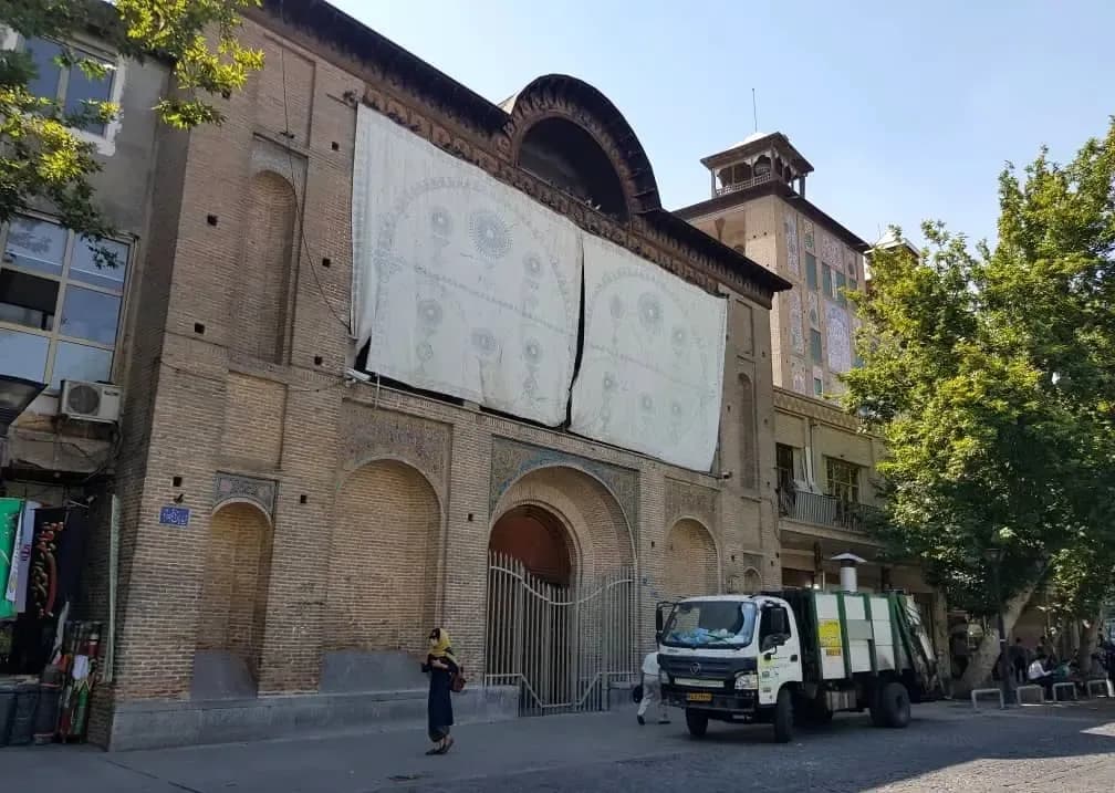عکس قدیمی از «باب عالی»؛ نمایی تاریخی از خیابان ناصرخسرو در زمان ناصرالدین شاه