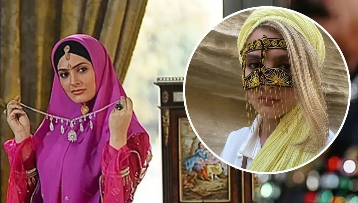 تصویری متفاوت از آناهیتا دری، ستاره کلاه پهلوی در قشم