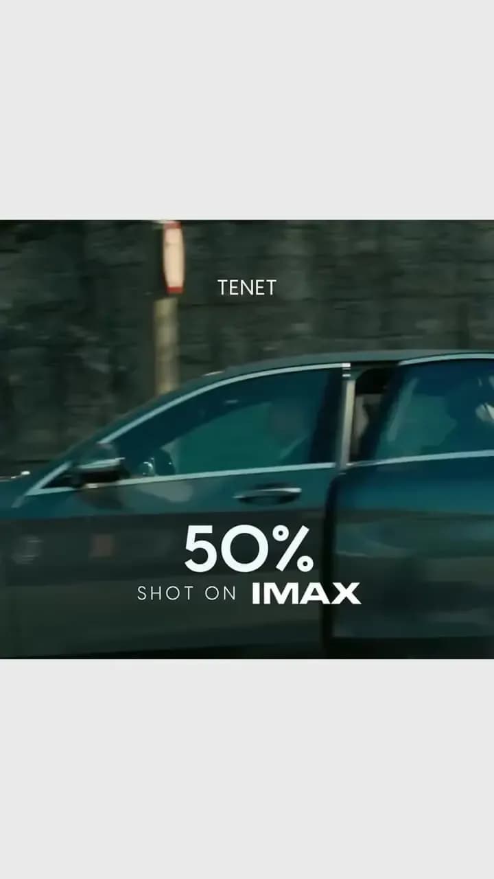 چقدر از هر فیلم کریستوفر نولان با دوربینهای IMAX ساخته شده است؟