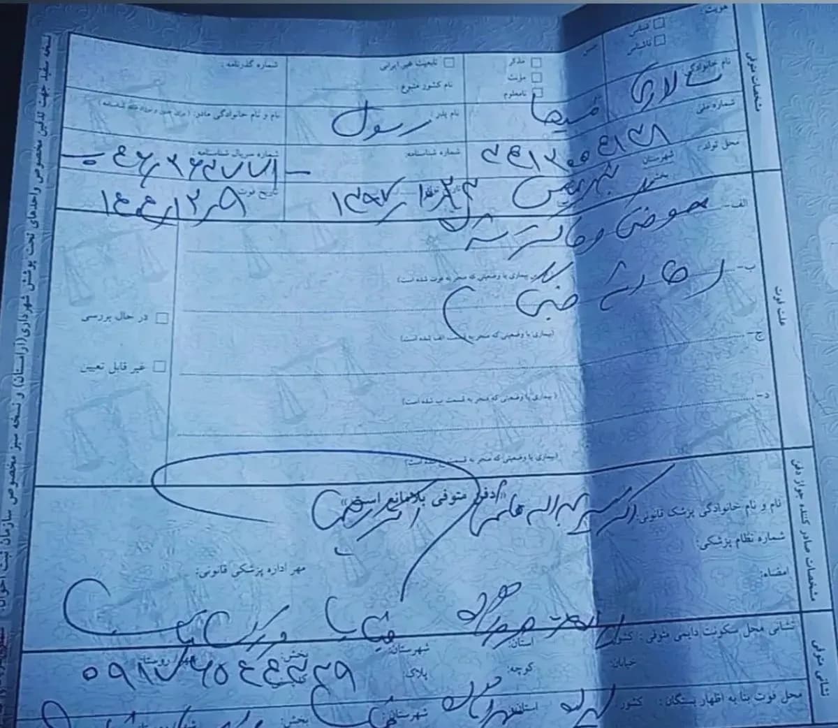 افشاگری پزشکی قانونی درباره جزئیات شهید میناب
