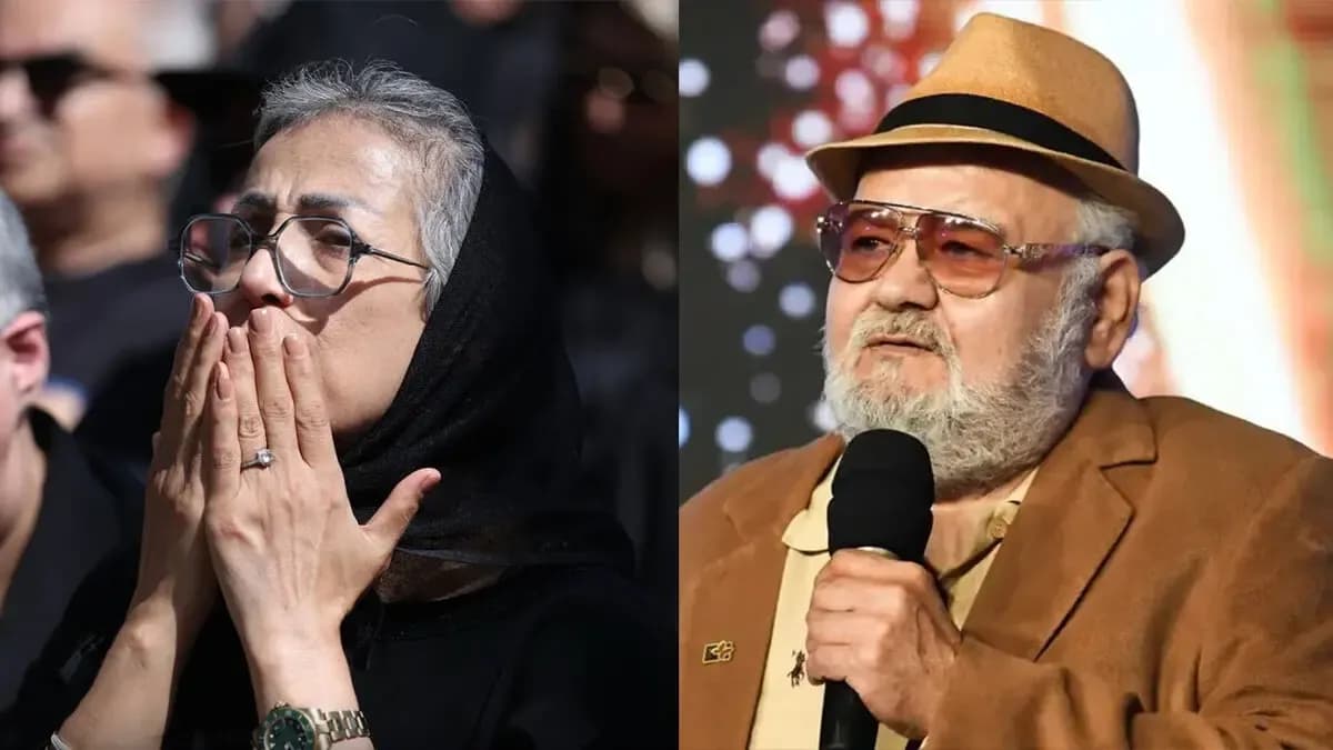ویدیو حضور ستاره های سینما، هنر و ورزش در مراسم ختم اکبر عبدی