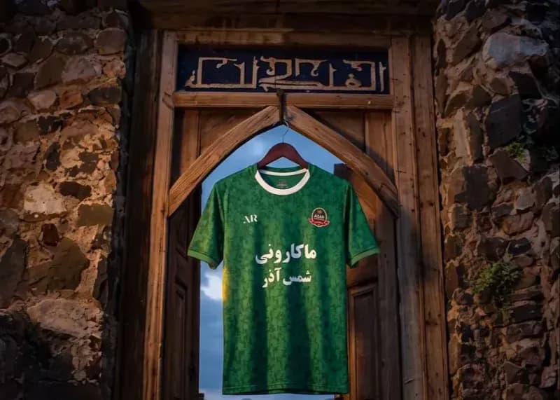 تصاویر جذاب از رونمایی کیت شمس آذر در دیدار مقابل پرسپولیس