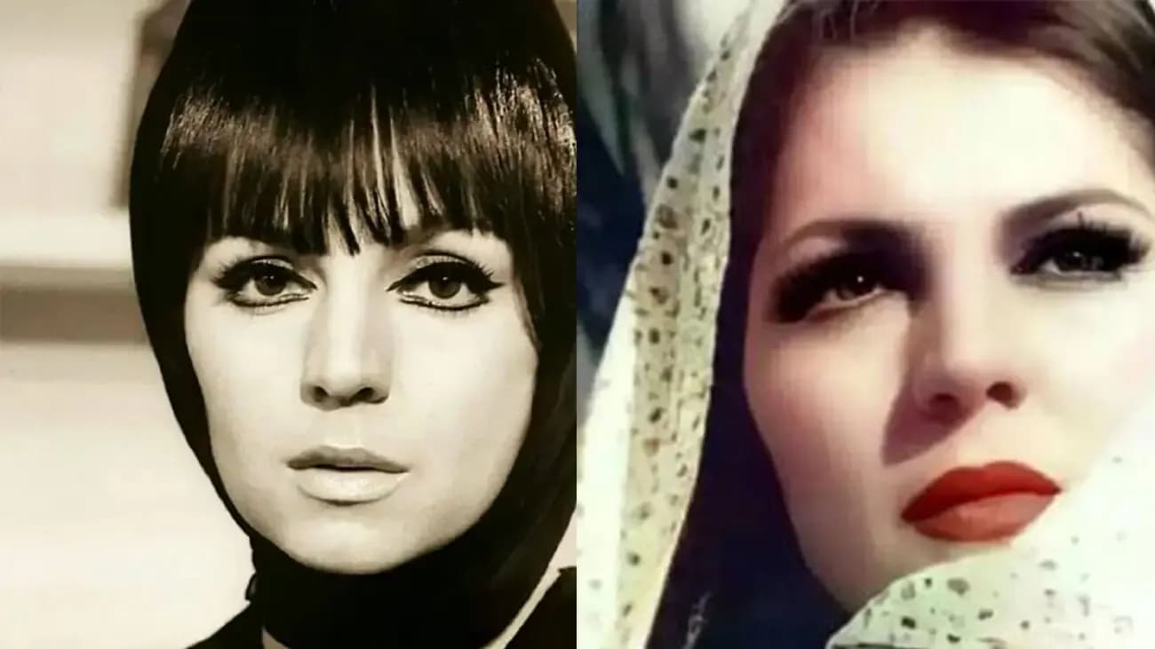 عکس قدیمی فروزان بازیگر زن مشهور سینمای قبل از انقلاب