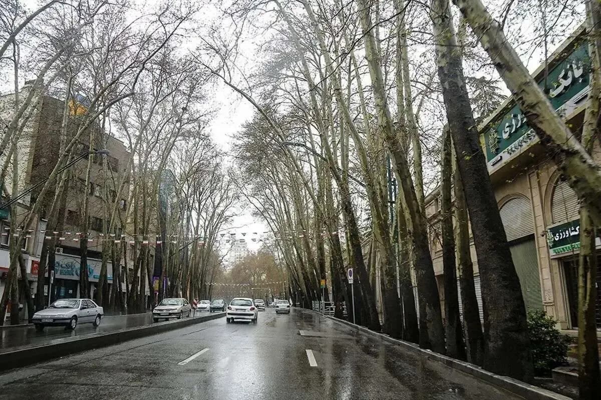 عکس های دیدنی از تهران قدیم؛ خیابان ولیعصر در دهه 50 با ترافیک سنگین