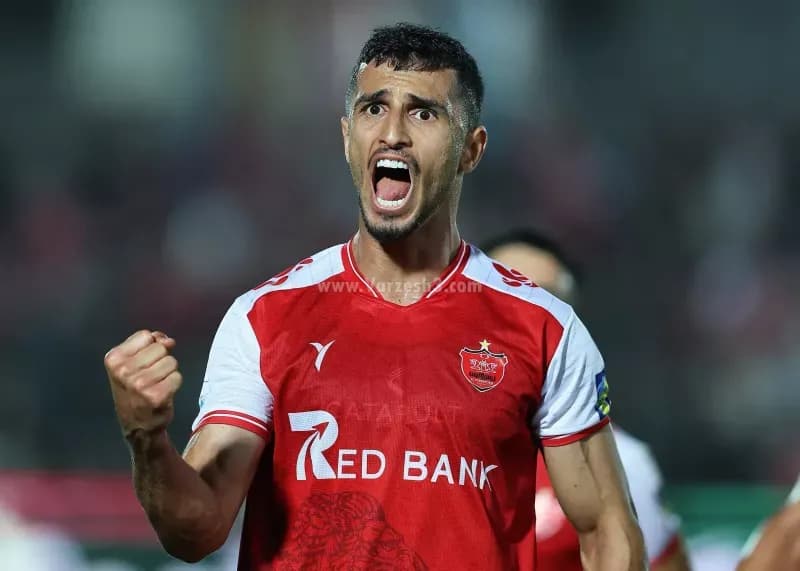 طلسم جنجالی ستاره پرسپولیس شکست! عکس این لحظه تاریخی