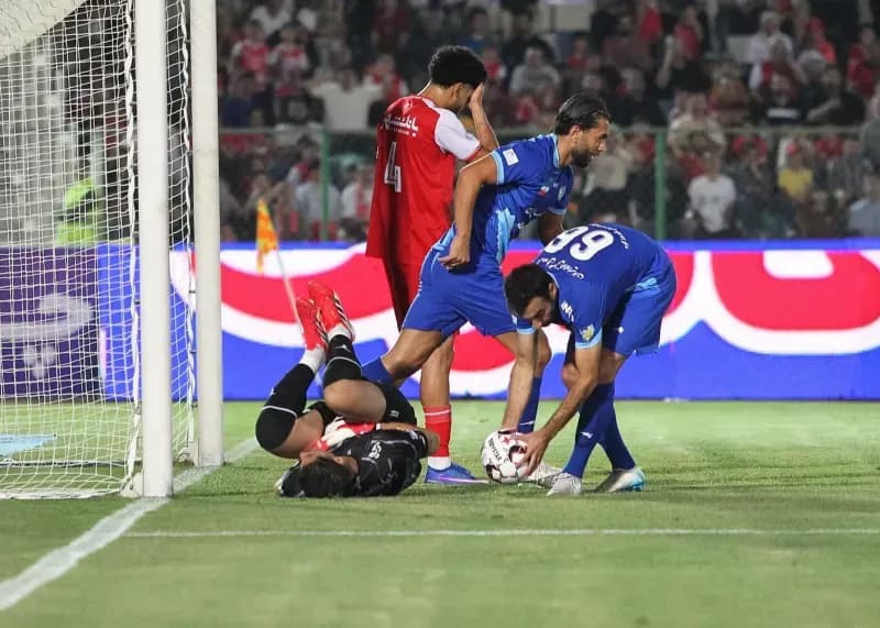 اولین گل خورده پرسپولیس به روایت تصویر!