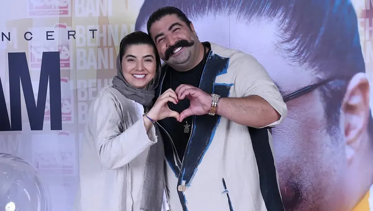 عکس جذاب از همسر احمد مهرانفر و خواهر بهنام بانی در یک قاب دو نفره