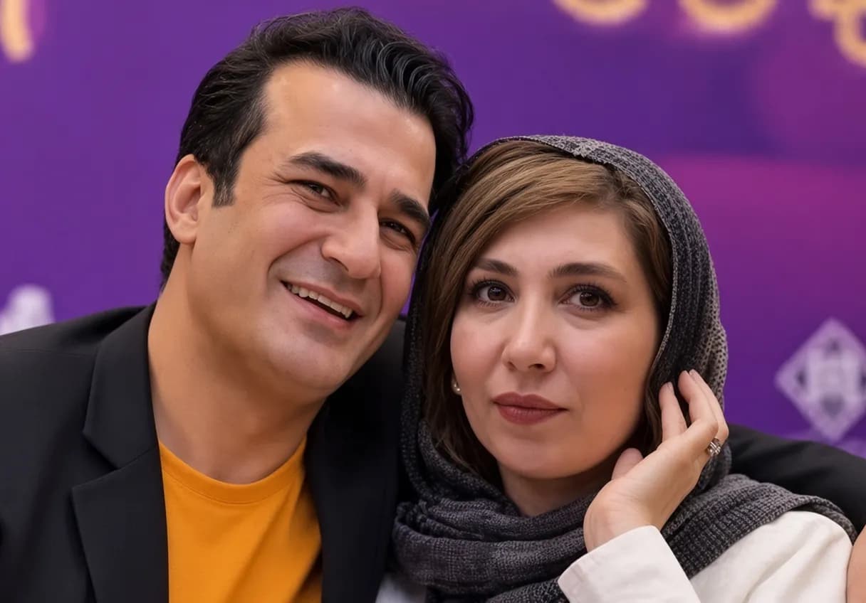 رونمایی یوسف تیموری از همسر جدیدش در جشنواره + ویدیو