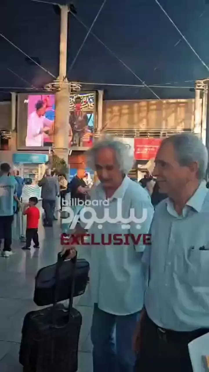 تصاویر اختصاصی از ورود محسن نامجو به فرودگاه تهران