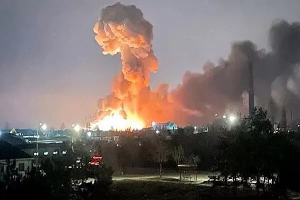 انفجار مهیب در پایتخت؛ نابودی مرکز ساخت موشک کروز اوکراین