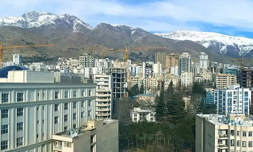 عکس قدیمی از یک خانه اعیانی شمال تهران در عصر قاجار