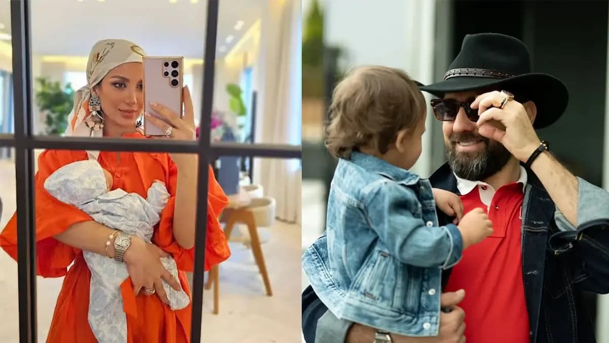 جشن تولد یکسالگی جان، پسر مینا مختاری و بهرام رادان با دکوراسیونی ساده اما خاص