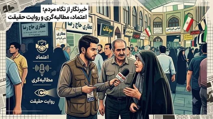 نگاهی به خبرنگار از دید مردم؛ روایت حقیقت و مطالبهگری