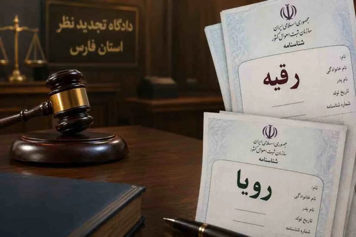 حکم دادگاه برای تغییر نام رقیه به رویا: آیا امکانپذیر است؟