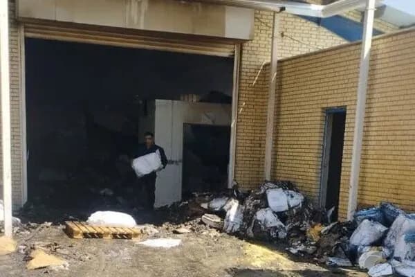 جزئیات کامل حادثه آتشسوزی در شهرک صنعتی فرسفج تویسرکان: ۱۴ نفر مصدوم شدند