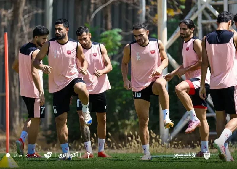 آخرین تمرین تیم پرسپولیس پیش از دربی جنجالی