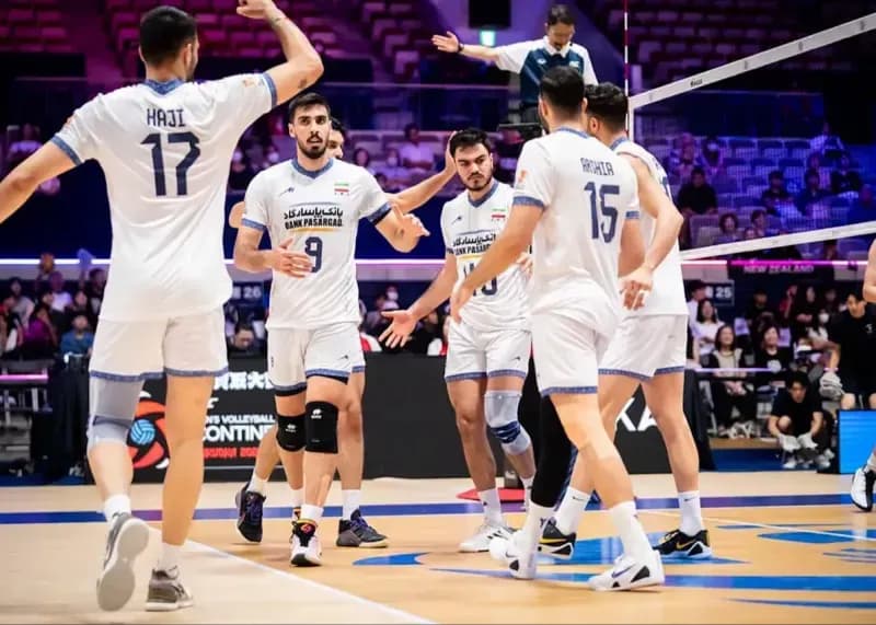 جایزه ویژه FIVB برای تیم ملی والیبال ایران پس از پیروزی برابر هند