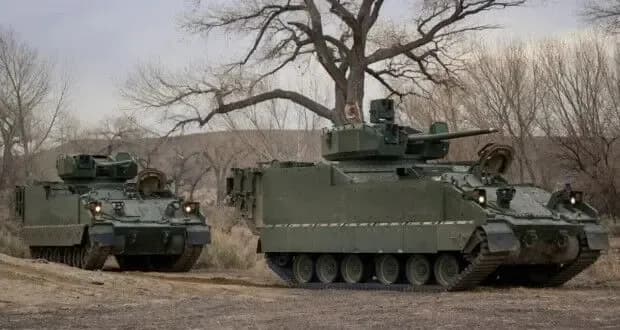 آزمایش خودرو زرهی جدید BAE Systems با توپ ۳۰ میلی متری و سامانه ضد پهپاد ارتش آمریکا
