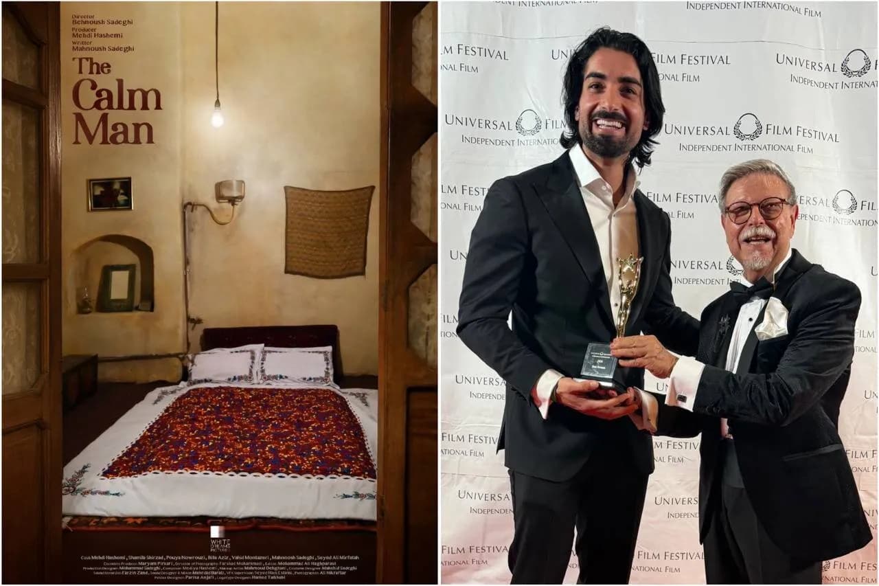 فیلم «مرد آرام» با بازی و تهیه کنندگی مهدی هاشمی بهترین فیلم جشنواره آمریکایی شد