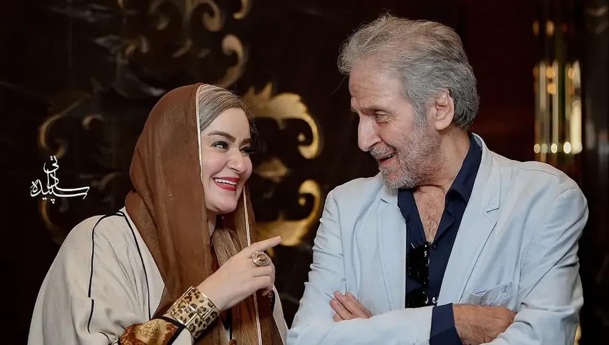 قاب صمیمی ابوالفضل پورعرب و نعیمه نظام دوست؛ دیدار دو بازیگر محبوب سینما