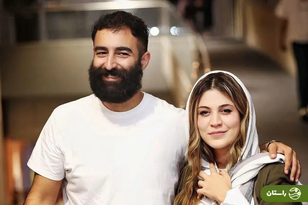 ویدئو بغل کردن کیوان ساکت اف و شیدا خلیق روی صحنه نمایش آرش