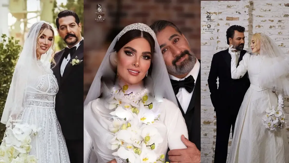 عکس های عروسی عاشقانه کامران تفتی و متین ستوده، آرام جعفری و بابک انصاری