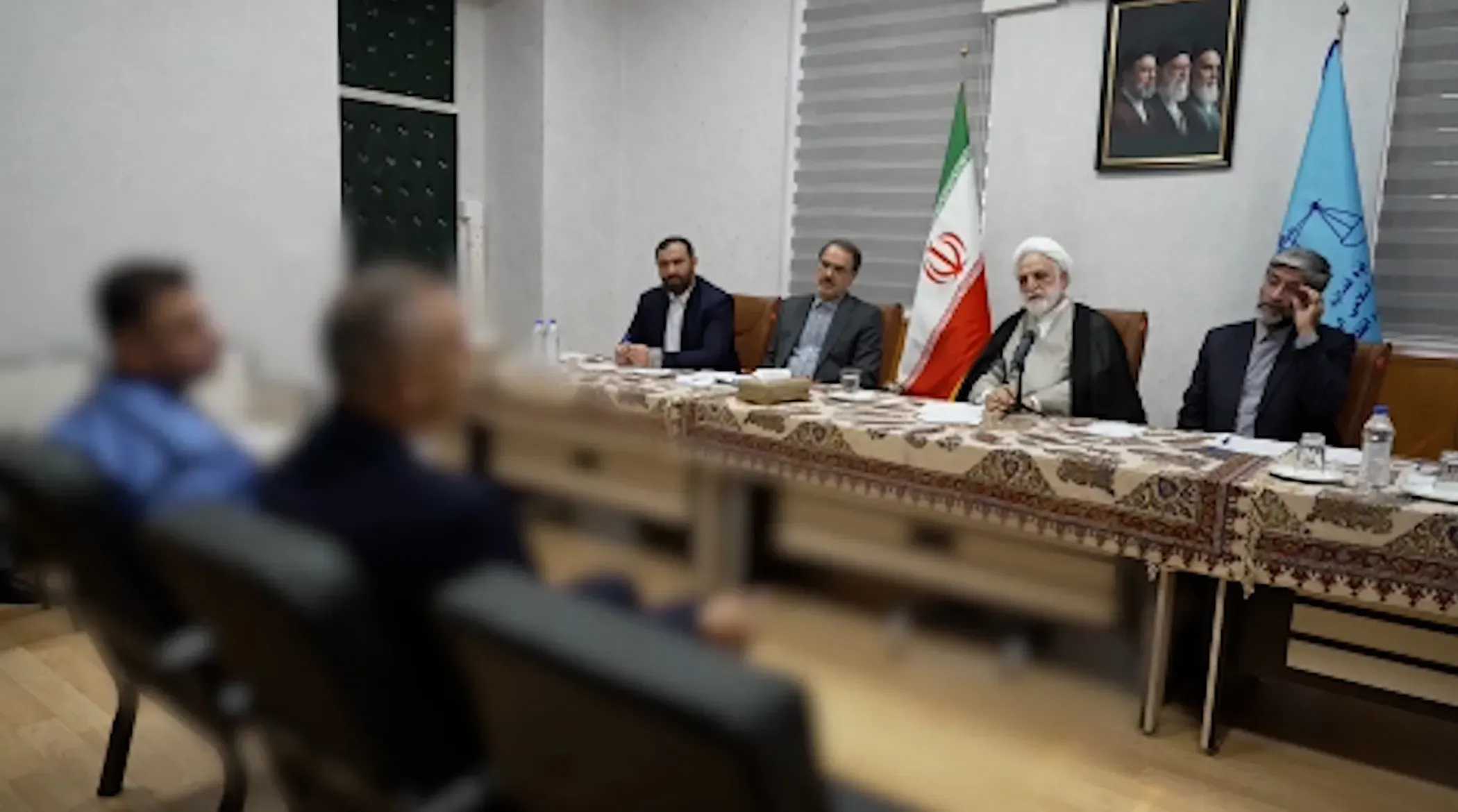جلسه محاکمه رشوه دهنده به سه قاضی با حضور محسنی اژه ای برگزار شد