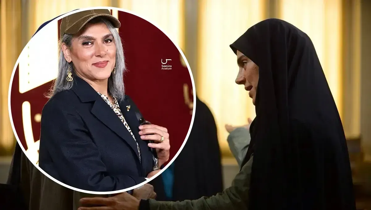 تصاویر سپیده علایی در مراسم روز ملی سینما؛ بازیگر «پرده نشین» چه پوشید؟