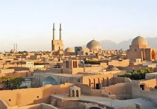عکس قدیمی یزد؛ نمایی از شهر در ۷۵ سال پیش